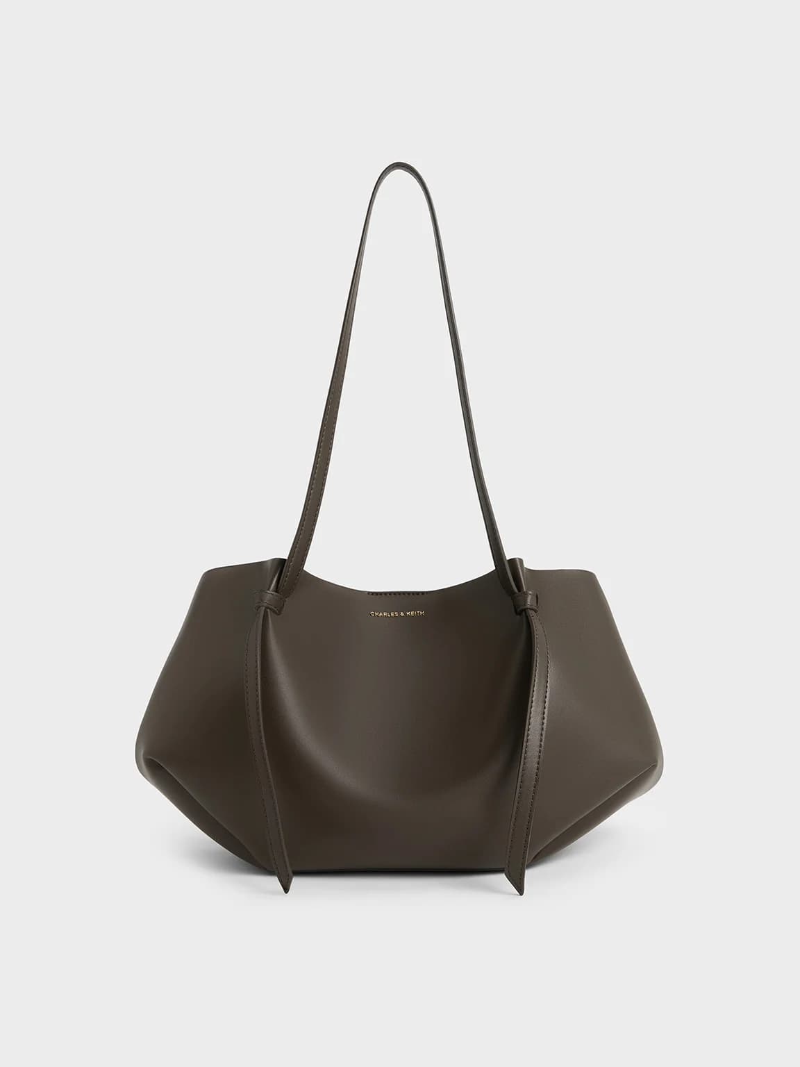 Dark Moss Calla Tote Bag | CHARLES & KEITH - Image 1