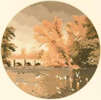 Cross Stitch Corner | John Clayton - Autumn Reflections - Image 1