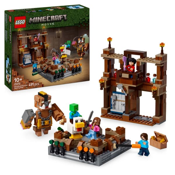 Lego® Minecraft® Skogsherrgårdens Stridsring Spelarleksak Med Varelser, Present För Barn 21272 - (491 Delar) - EKO:- - Image 1
