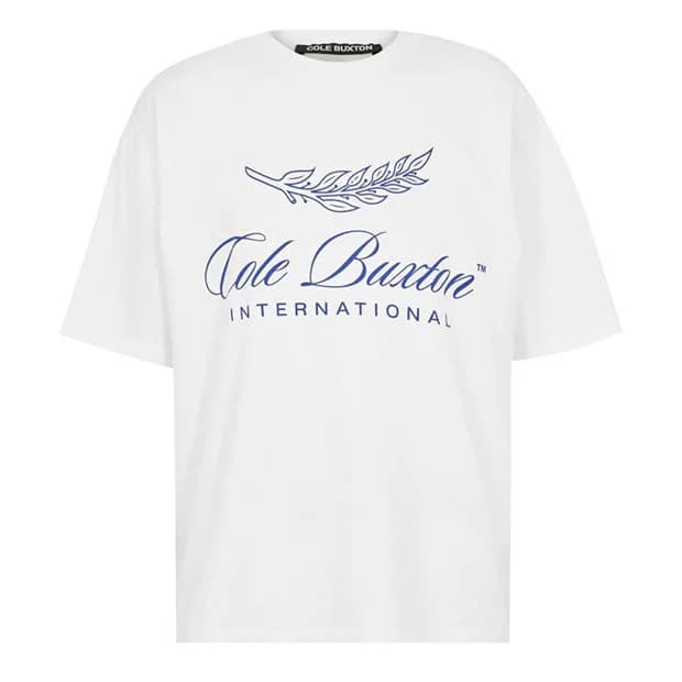 COLE BUXTON Men's Inter Front Oversized T-Shirt - Image 1
