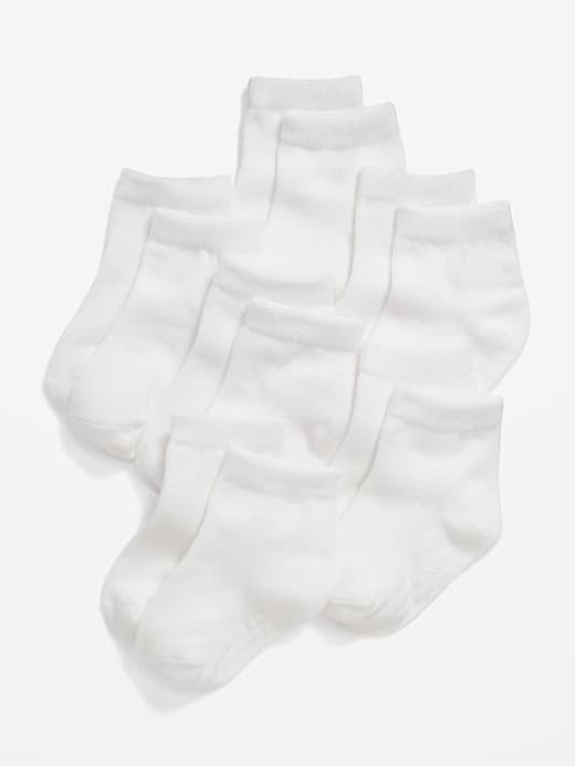 Unisex Crew Socks 6-Pack for Toddler & Baby - Image 1