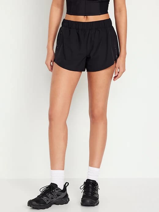 Mid-Rise StretchTech Run Shorts -- 3-inch inseam - Image 1