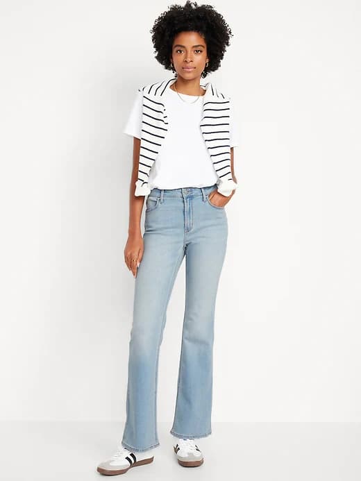 High-Waisted Wow Flare Jeans - Image 1