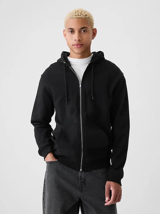 VintageSoft Zip Hoodie - Image 1