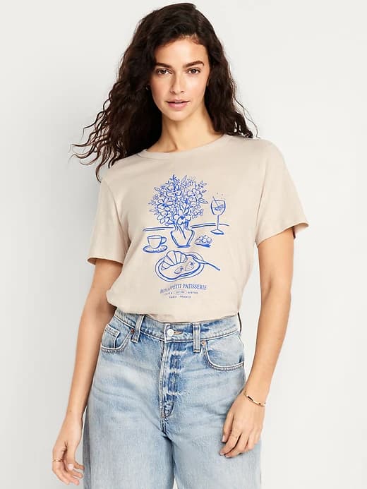 EveryWear Crew-Neck Graphic T-Shirt - Image 1