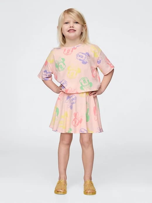 Gap × Disney Baby & Toddler Skort Outfit Set - Image 1