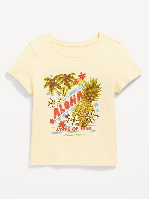 Short-Sleeve Graphic T-Shirt for Girls - Image 1