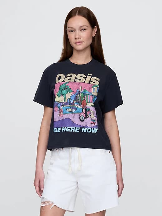 Oasis Relaxed Graphic T-Shirt - Image 1