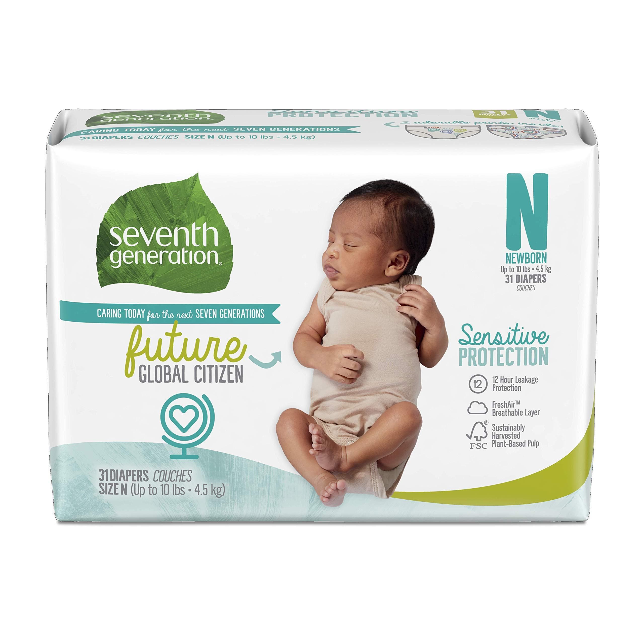 Seventh Generation Newborn Diapers