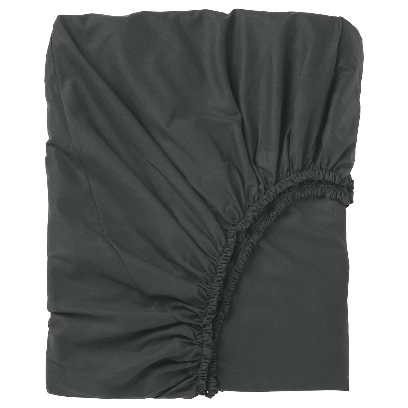 DVALA Drap housse - noir 160x200 cm - Image 1