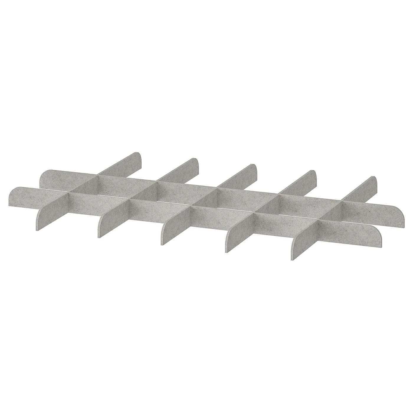 KOMPLEMENT Séparateur plateau coulissant - gris clair 100x58 cm - Image 1