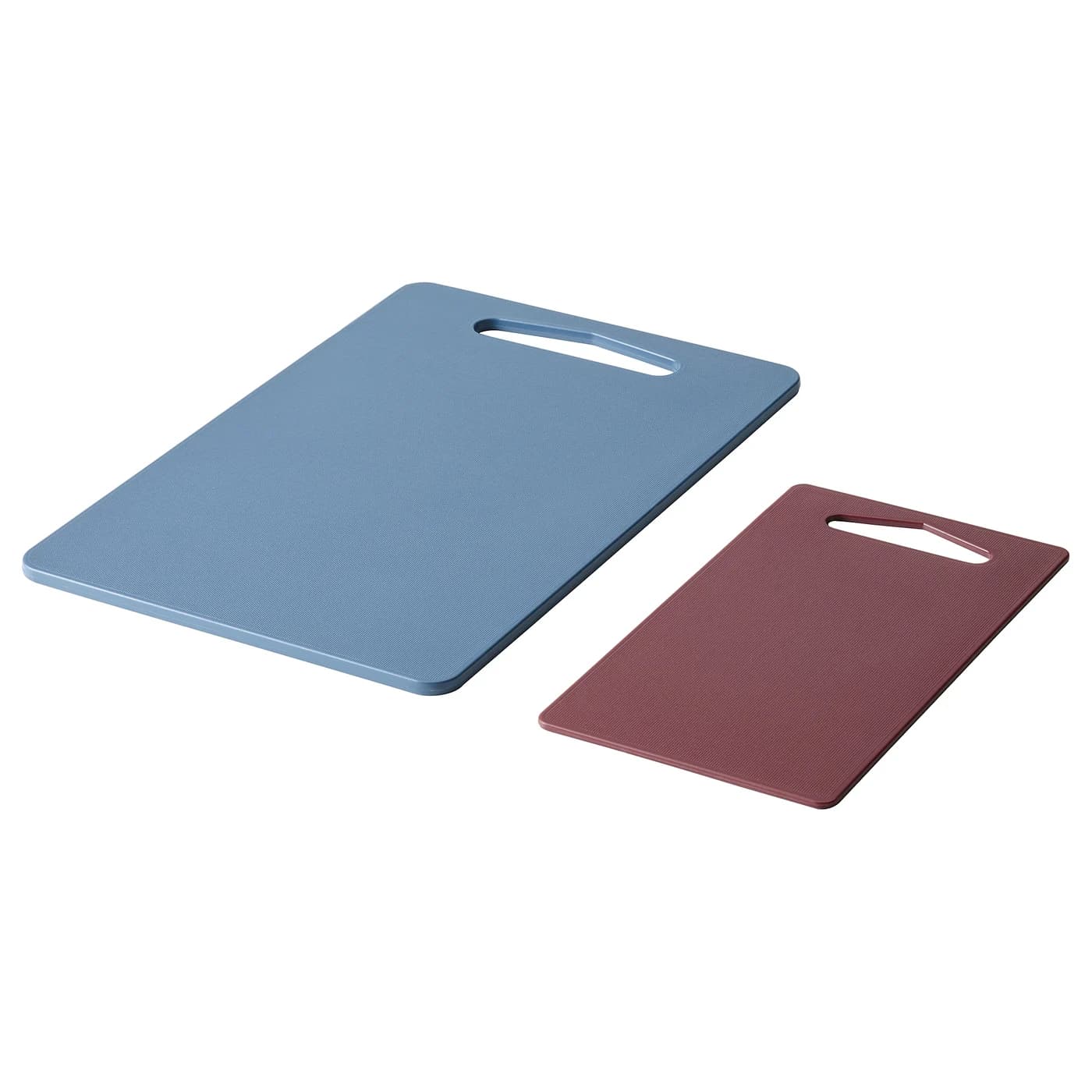 BERGTUNGA Chopping board, set of 2 - dark blue/red - Image 1