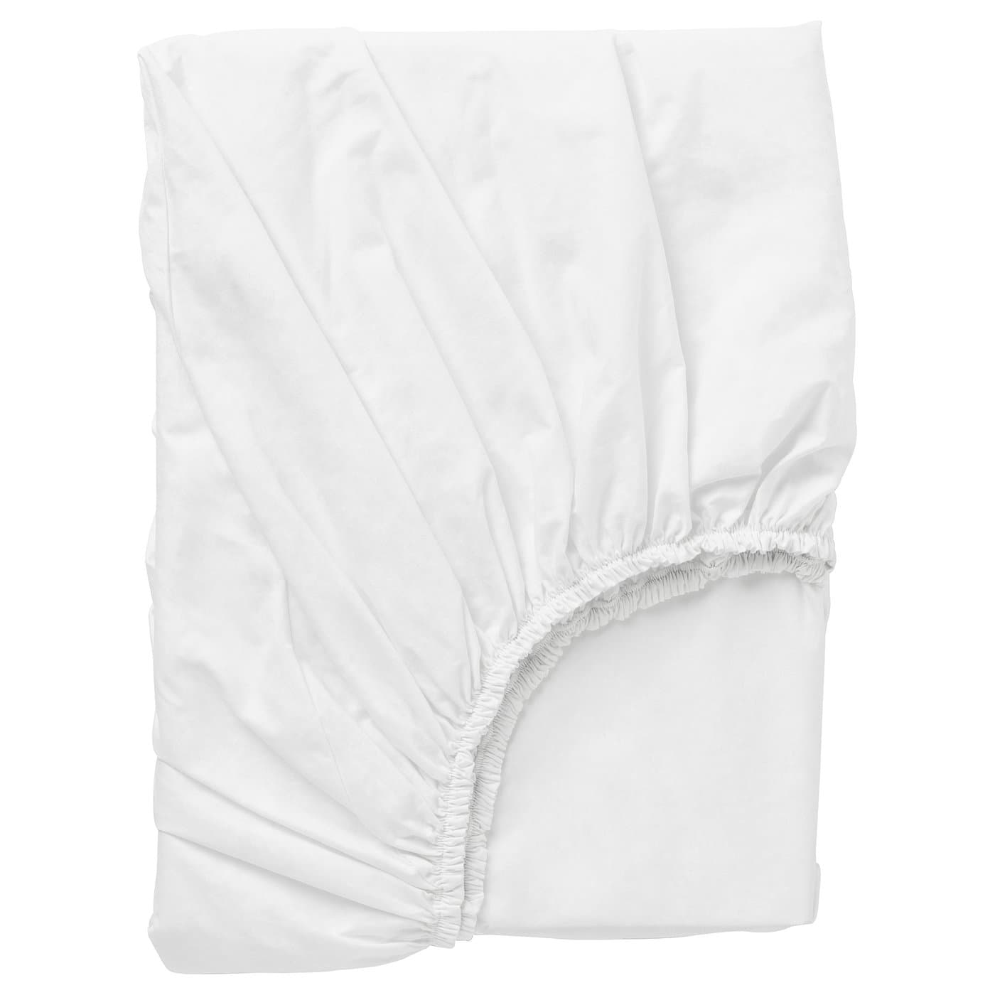 DVALA Fitted sheet - white King - Image 1