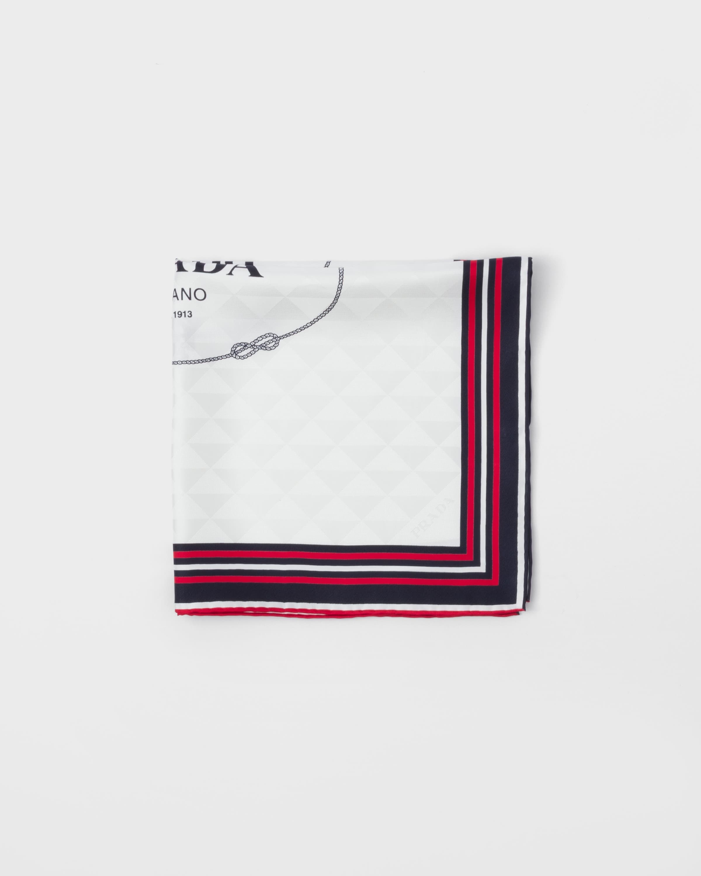 Silk Twill Jacquard Scarf