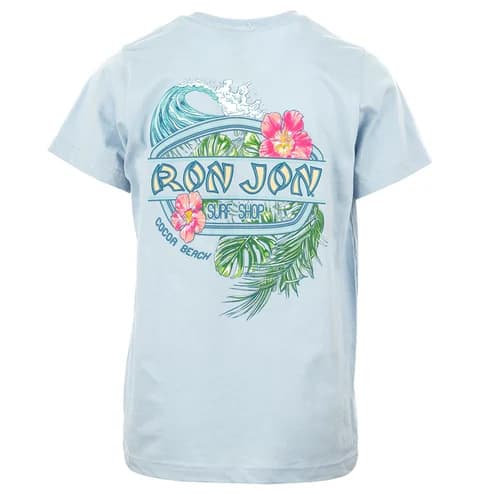Ron Jon Cocoa Beach FL Kids Floral Surf Tee - Image 1