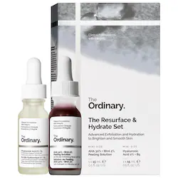 The Resurface & Hydrate Set with Hyaluronic Acid Serum + AHA - Image 1