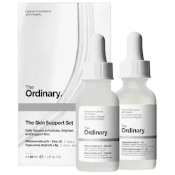 The Skin Support Set with Niacinamide + Hyaluronic Acid - Image 1