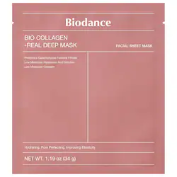 Bio Collagen Real Deep Mask for Pore Minimizing & Firming Care - Image 1