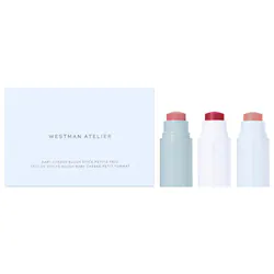 Mini Baby Cheeks Lip + Cheek Cream Blush Stick Trio Gift Set - Image 1