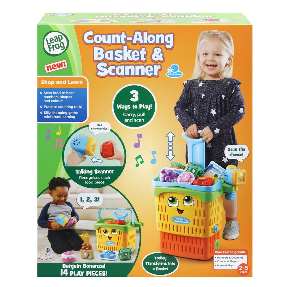 VTech Count & Learn Basket & Scanner