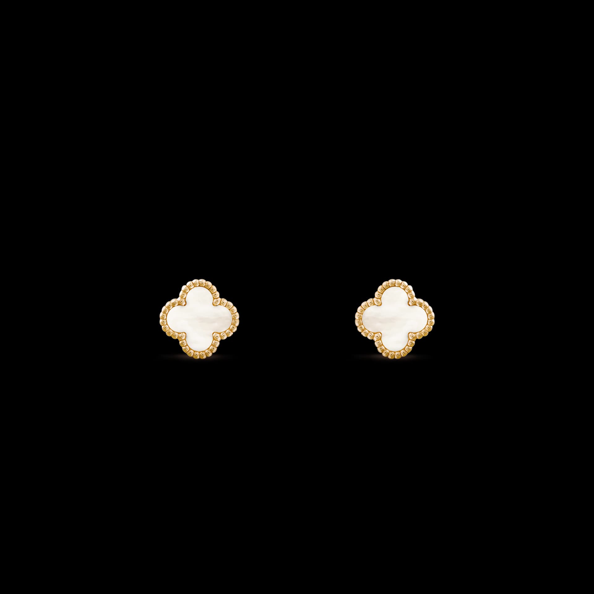 Orecchini Sweet Alhambra Oro giallo 750/1000, Madreperla - Van Cleef & Arpels - Image 1