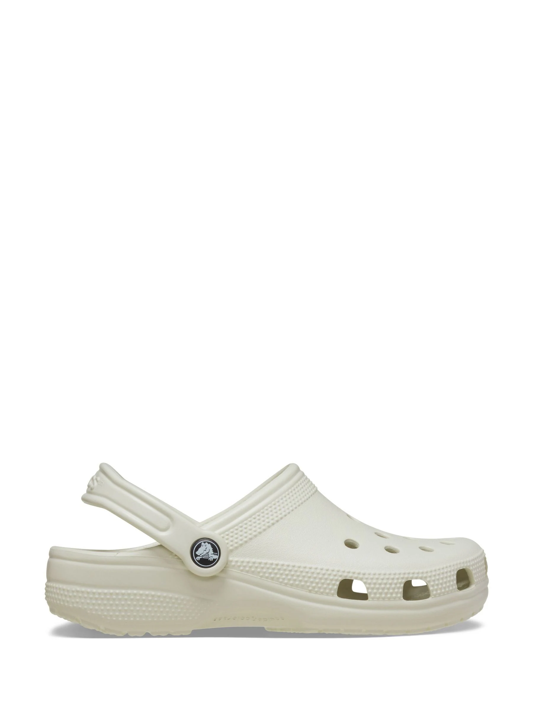 Crocs Cream Dove Kids Unisex Classic Clogs - Image 1