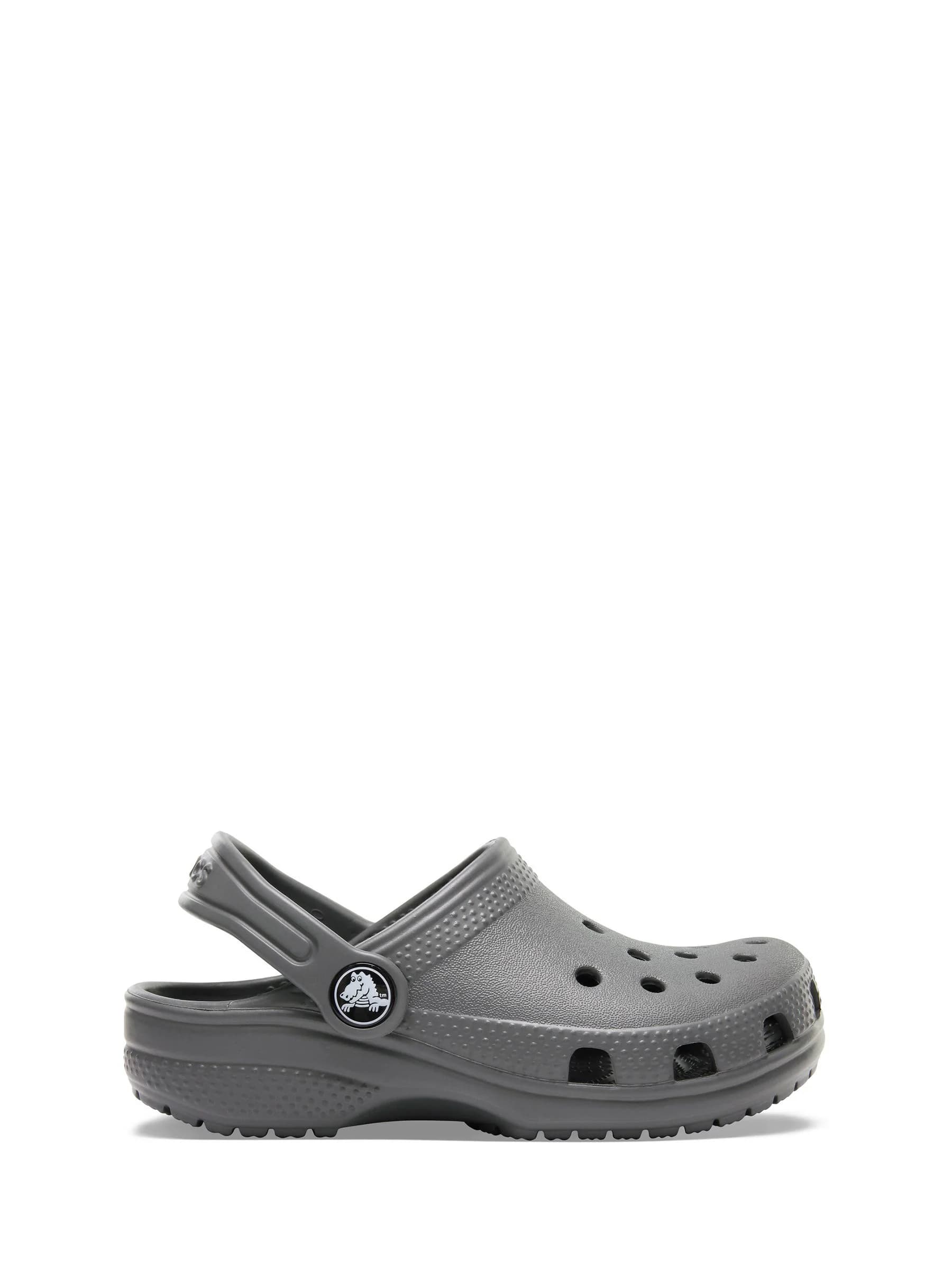 Crocs Grey Unisex Classic Clogs - Image 1